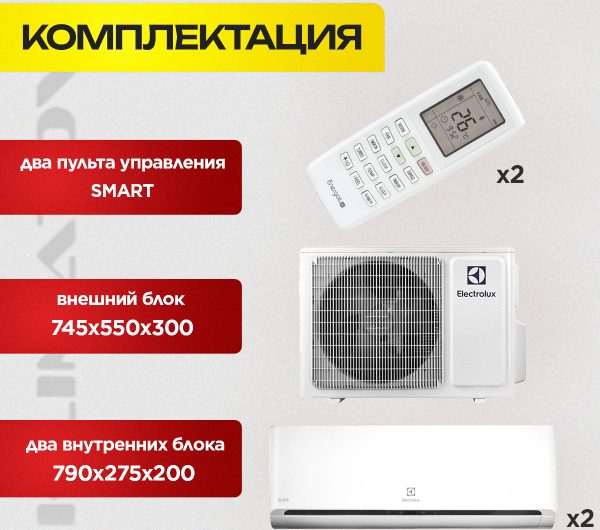 Найти Electrolux климатик для Москвы