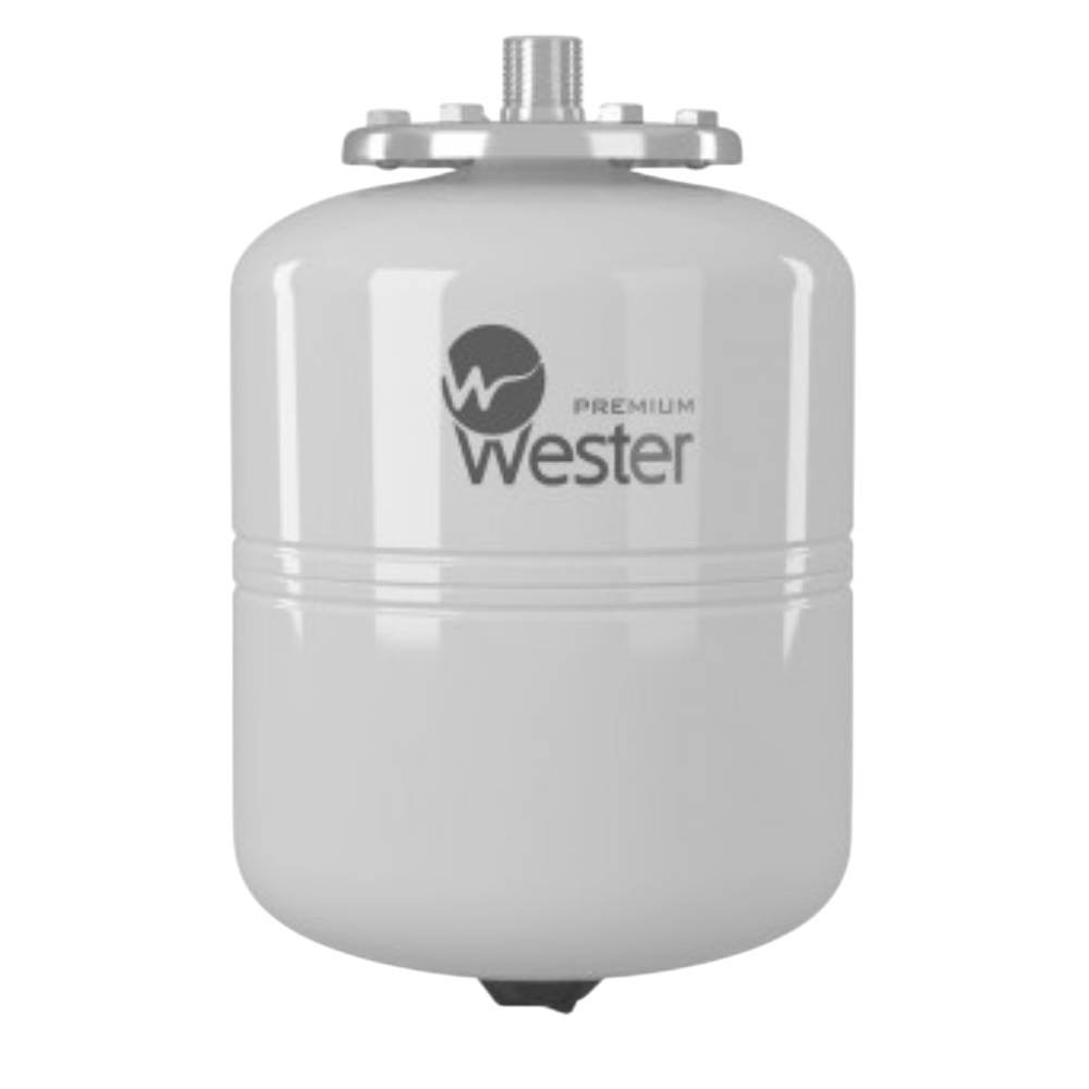 Бак мембранный Wester Premium для ГВС и гелиосистем 8л 12 бар (к/ф из нерж.)