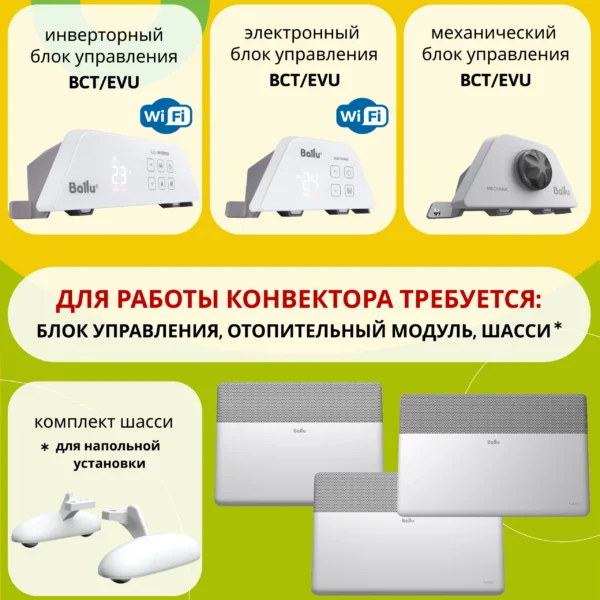 Блок управления конвектора Ballu Transformer Mechanic BCT/EVU-M — изображение 3