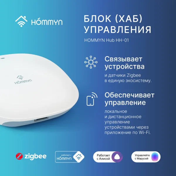 Блок управления (шлюз) HOMMYN Hub HH-01 — изображение 4