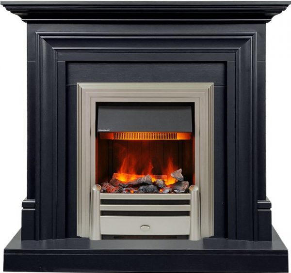 Деревянные каминокомплекты Dimplex Каминокомплект Bradford - Серый графит с очагом Chesford