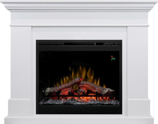 Деревянные каминокомплекты Dimplex Каминокомплект California - Алебастр (Высота 1005мм) с очагом Symphony 26'' DF2624L-INT