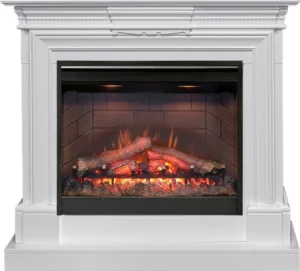 Деревянные каминокомплекты Dimplex Каминокомплект Chelsea - Белый с очагом Symphony 26'' DF2608-INT