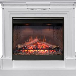 Деревянные каминокомплекты Dimplex Каминокомплект Chelsea - Белый с очагом Symphony 26'' DF2608-INT