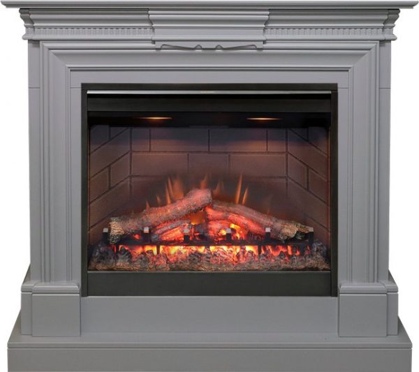 Деревянные каминокомплекты Dimplex Каминокомплект Chelsea - Grey с очагом Symphony 26'' DF2608-INT