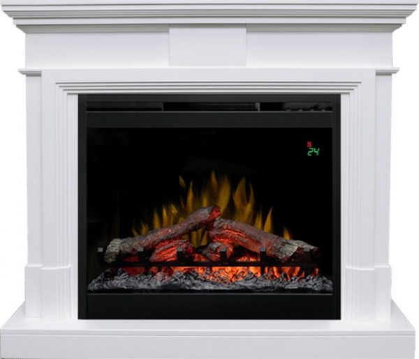 Деревянные каминокомплекты Dimplex Каминокомплект Coventry - Белый с очагом Symphony 26'' DF2624L-INT