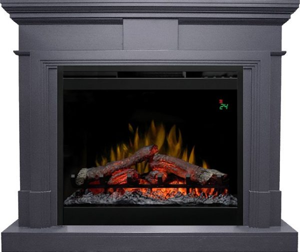 Деревянные каминокомплекты Dimplex Каминокомплект Coventry Graphite Grey - Серый графит с очагом Symphony 26'' DF2624L-INT
