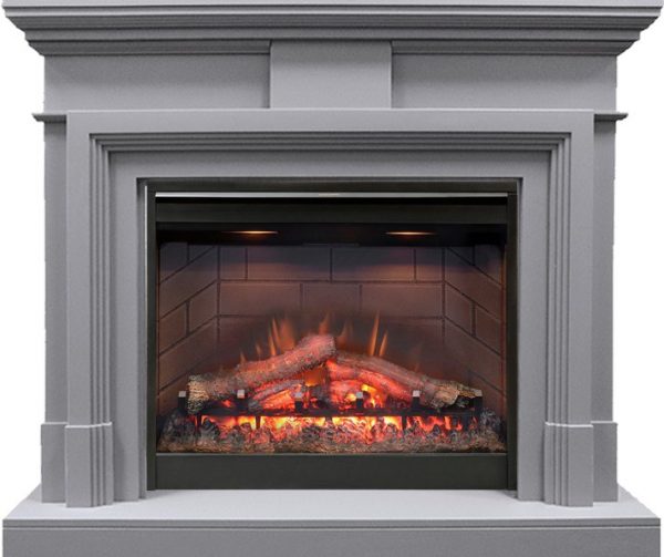 Деревянные каминокомплекты Dimplex Каминокомплект Coventry Gray - Серый с очагом Symphony 26'' DF2608-INT