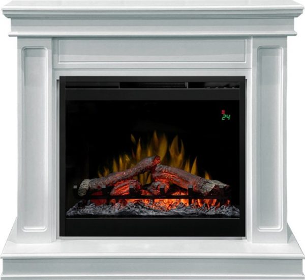 Деревянные каминокомплекты Dimplex Каминокомплект Geneva - Белый с очагом Symphony 26'' DF2624L-INT