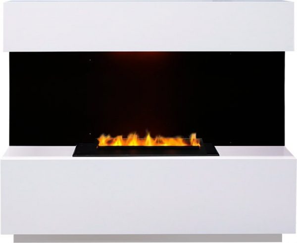 Деревянные каминокомплекты Dimplex Каминокомплект Kyoto - Белый с очагом Cassette 400 LNH-INT PS (без дров)