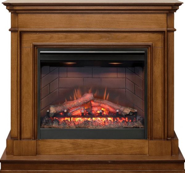 Деревянные каминокомплекты Dimplex Каминокомплект Newport - Орех с очагом Symphony 26'' DF2608-INT