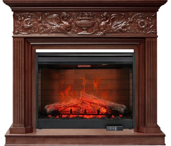 Деревянные каминокомплекты Dimplex Каминокомплект Palace - Темный дуб с очагом Symphony 30'' DF3020-EU