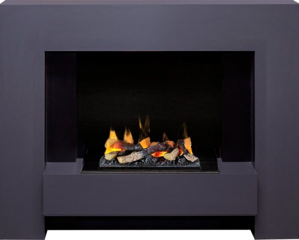 Деревянные каминокомплекты Dimplex Каминокомплект Tokyo - Graphite Grey с очагом Cassette 400 LNH-INT (с дровами)