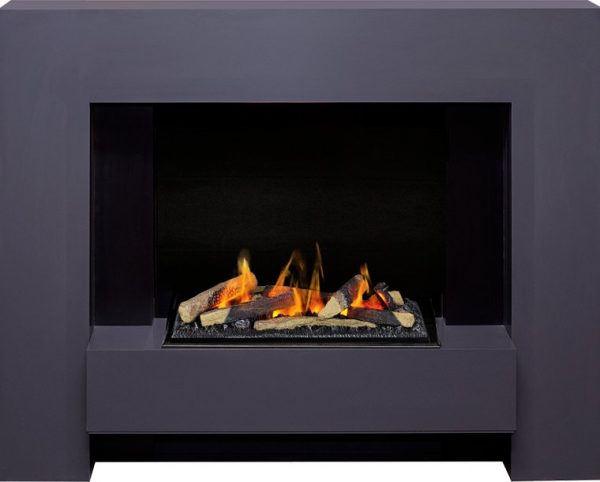 Деревянные каминокомплекты Dimplex Каминокомплект Tokyo - Graphite Grey с очагом Cassette 600 LNH-INT (с дровами)
