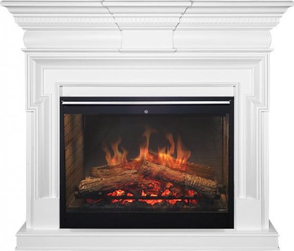 Деревянные каминокомплекты Dimplex Каминокомплект Torino - Белый с очагом Symphony 30'' DF3020-INT