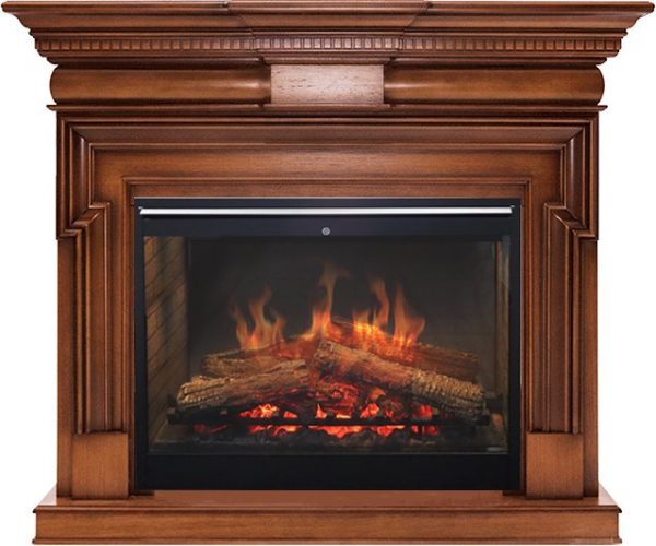 Деревянные каминокомплекты Dimplex Каминокомплект Torino - Орех с очагом Symphony 30'' DF3020-INT