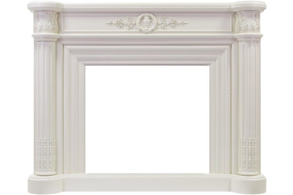 Деревянные каминокомплекты Dimplex Каминокомплект Manor - Белый дуб с очагом Symphony 26'' DF2608-INT — изображение 2