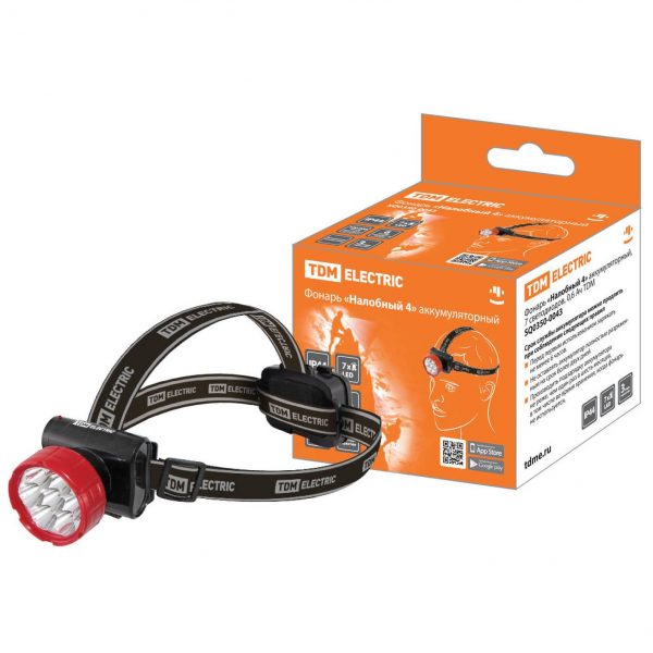 Фонарь TDM ELECTRIC налобный 4