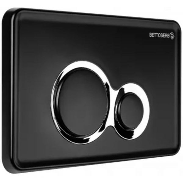 Инсталляция для унитаза BETTOSERB sava free standing, клавиша смыва черный матовый/хром глянец — изображение 5