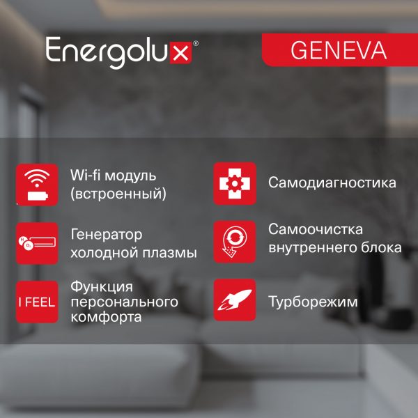 Инверторная сплит-система Energolux GENEVA SAS18G4-AI/SAU18G4-AI — изображение 7