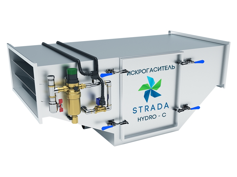 Искрогаситель STRADA HYDRO С 8.0 (8000 м3ч)