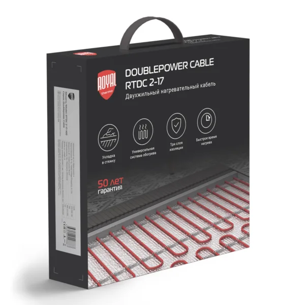 Кабель нагревательный Royal Thermo Doublepower Cable RTDC 2-17-300 (комплект) — изображение 7