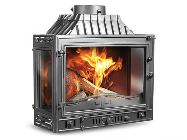 Каминные топки KAWMET W4LP (3 стекла) 14,5 кВт — изображение 4