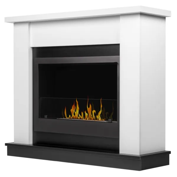 Каминокомплект:Биокамин Firelight BFP/P-3020+Портал Canto Long белый