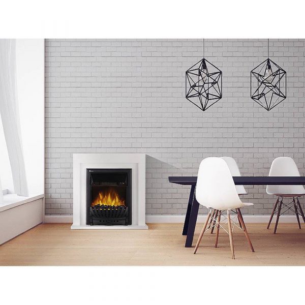Каминокомплект:Очаг Electrolux EFP/P-1020LS,портал Simple Classic белый — изображение 3