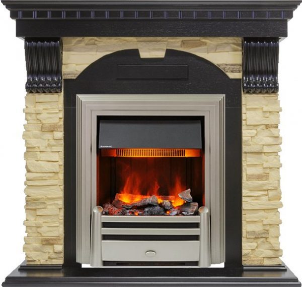 Каминокомплекты из камня Dimplex Каминокомплект Dublin - Венге / Сланец с очагом Chesford