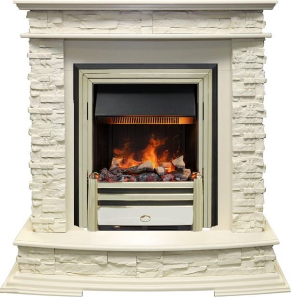 Каминокомплекты из камня Dimplex Каминокомплект Luzern - Слоновая кость с очагом Cavendish