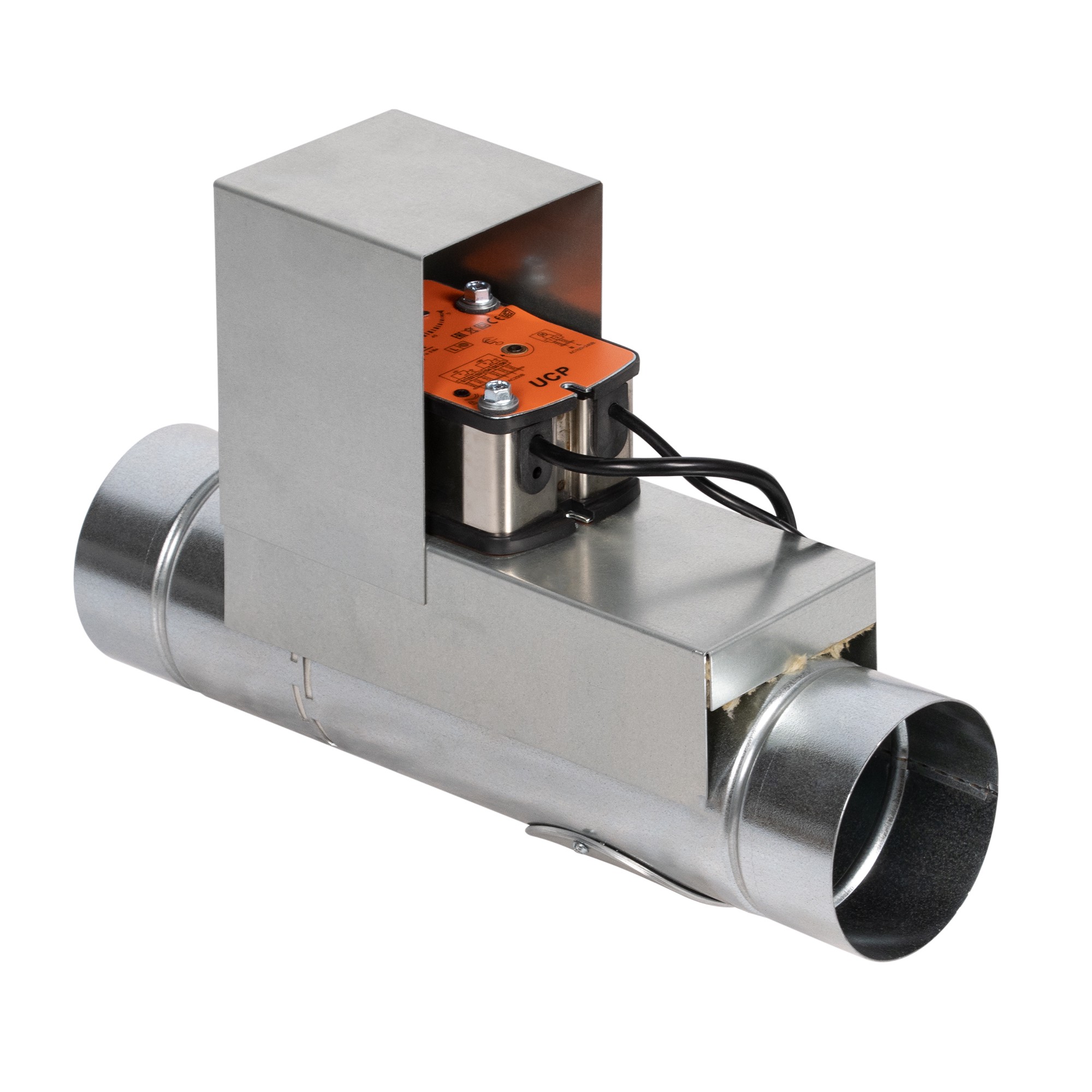 Клапан противопожарный SHUFT SHFDO-60-O-d800-MB230-F-0-0-0