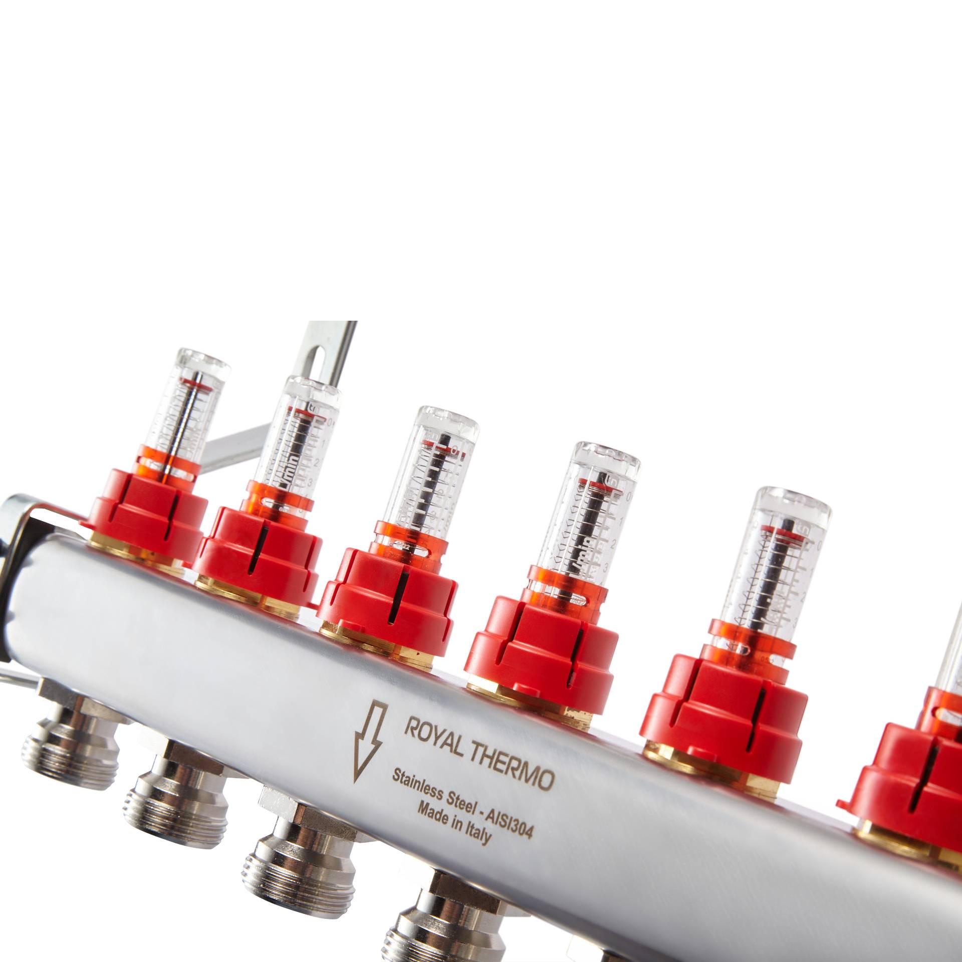 Коллектор нерж. в сборе с расходомерами 1quot; ВР-3/4quot; НР, 4 выхода — изображение 4