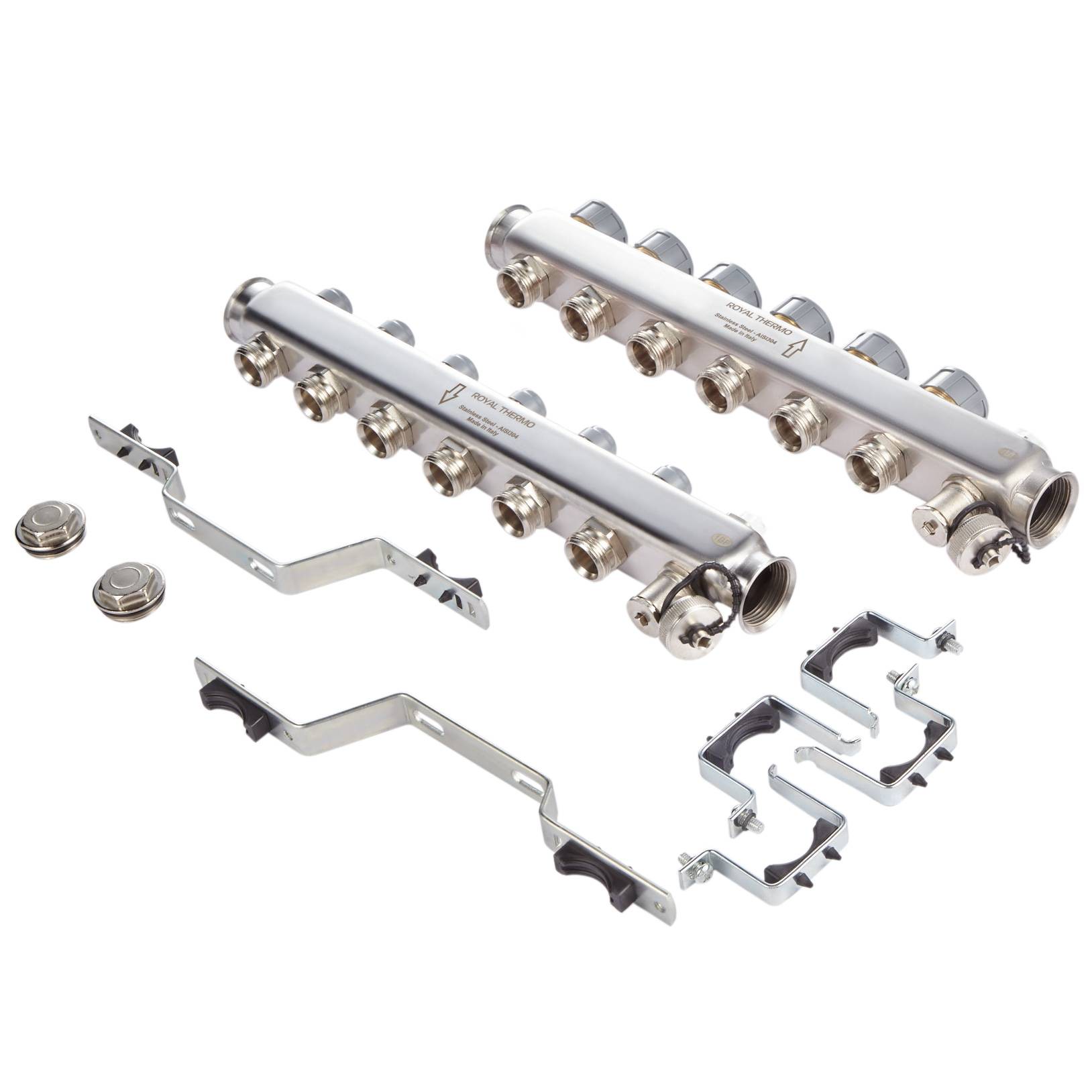 Коллектор нерж. в сборе универсальный 1quot; ВР-3/4quot; НР, 11 выходов — изображение 3