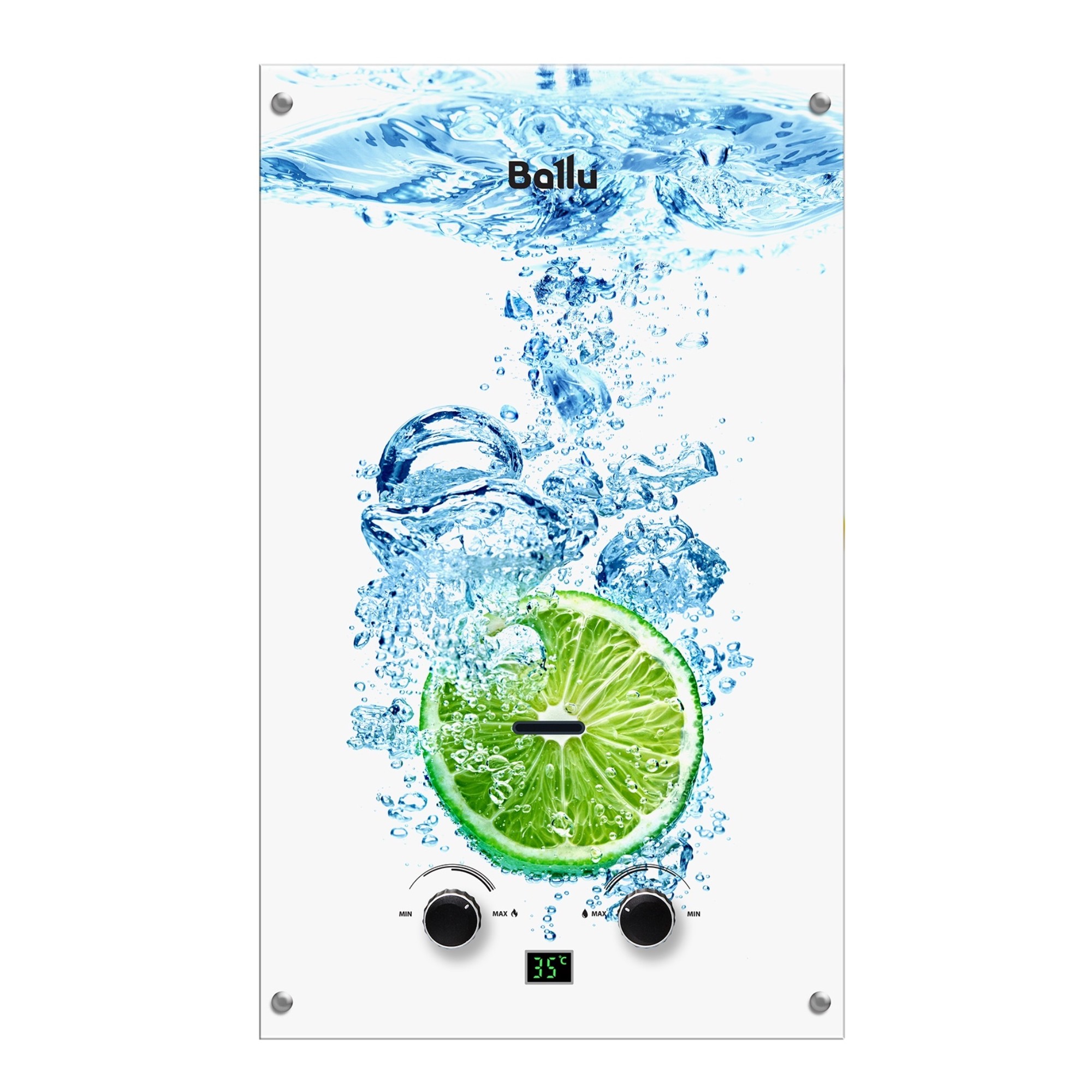 Колонка газовая Ballu GWH 10 Fiery Glass Lime — изображение 2