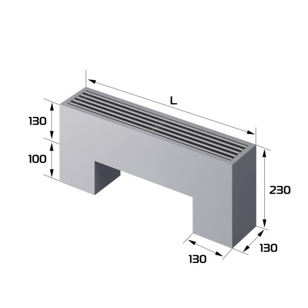 Конвектор напольный Royal Thermo STEP-130/130/700-2-N-SS-LG-NA — изображение 2