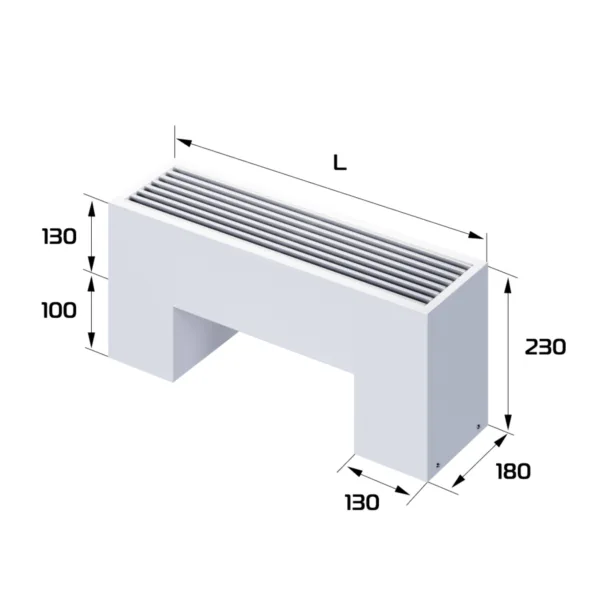 Конвектор напольный Royal Thermo STEP-130/180/500-2-N-WT-LG-NA — изображение 2
