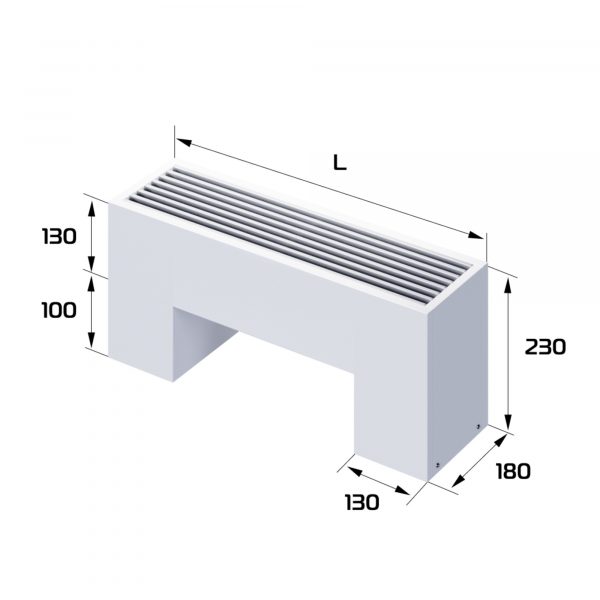 Конвектор напольный Royal Thermo STEP-130/180/600-2-N-WT-LG-NA — изображение 2