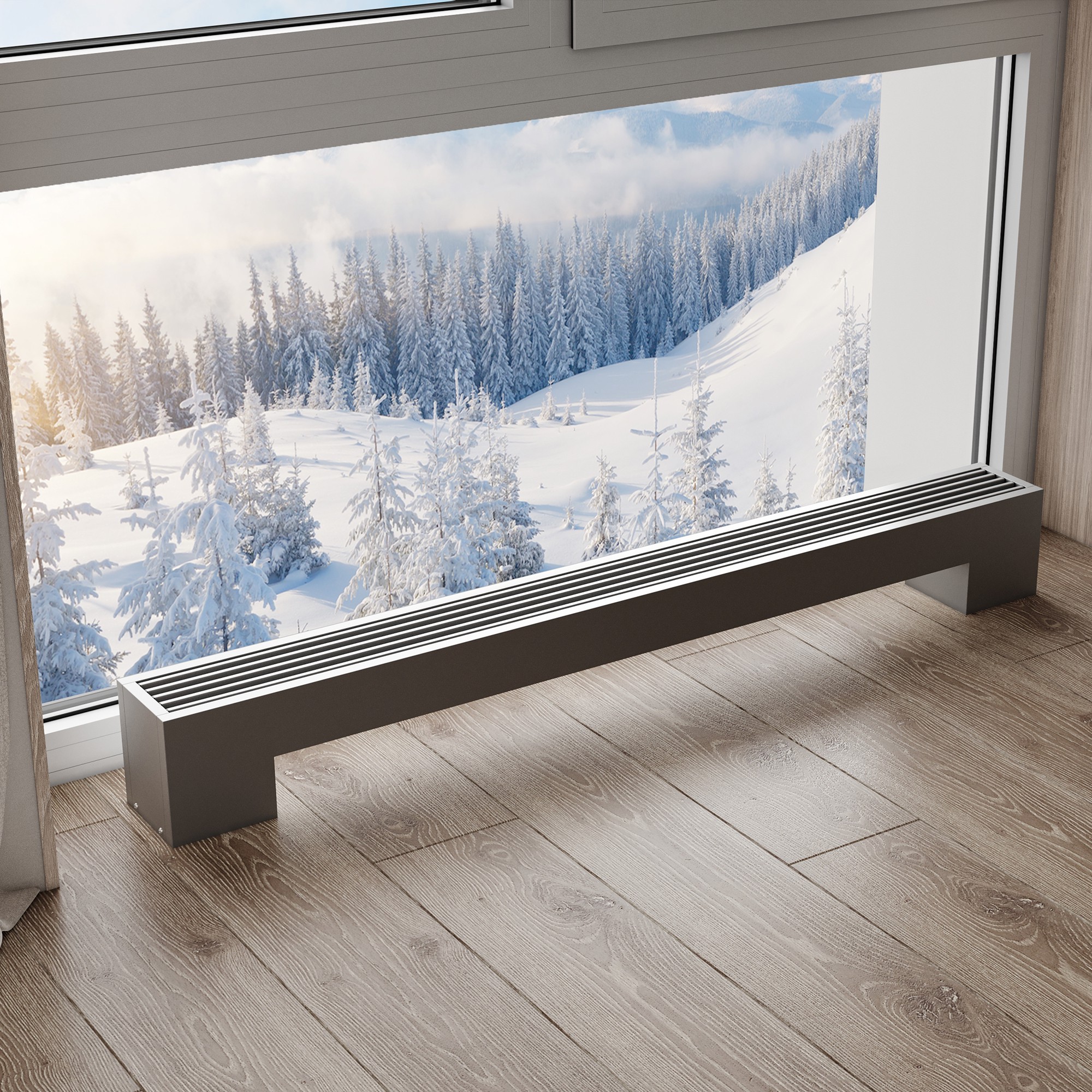 Конвектор напольный Royal Thermo STEP-180/180/2900-3-N-WT-LG-NA — изображение 6