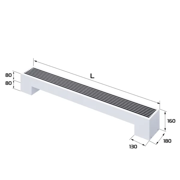 Конвектор напольный Royal Thermo STEP-80/180/1700-1-N-WT-LG-NA — изображение 2