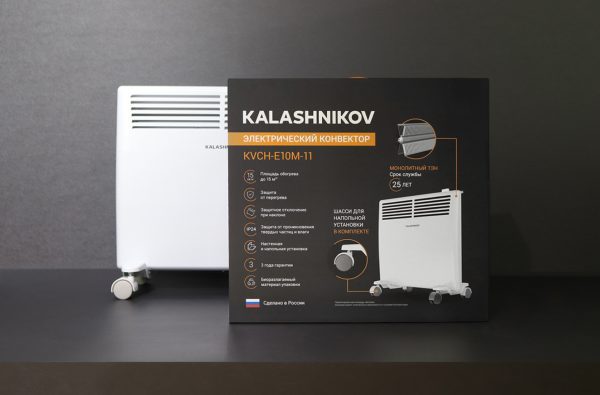 Конвектор с электронным управлением KALASHNIKOV KVCH-E10E-11 — изображение 6