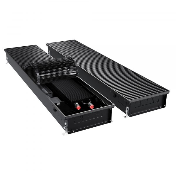 Конвектор внутрипольный Royal Thermo ATRIUM TURBO-110/300/1000-DG-U-BL