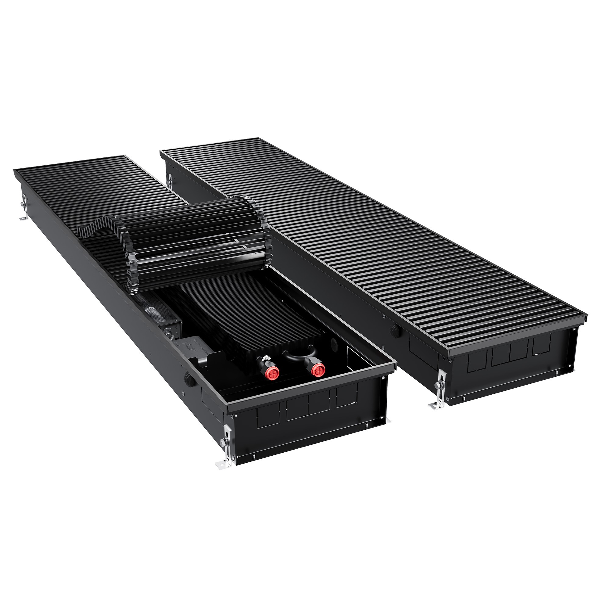Конвектор внутрипольный Royal Thermo ATRIUM TURBO-110/300/1000-DG-U-BL