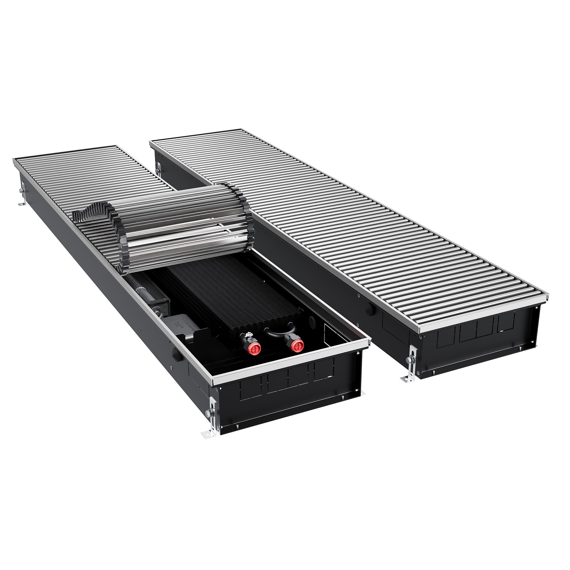 Конвектор внутрипольный Royal Thermo ATRIUM TURBO-110/300/2700-DG-U-NA