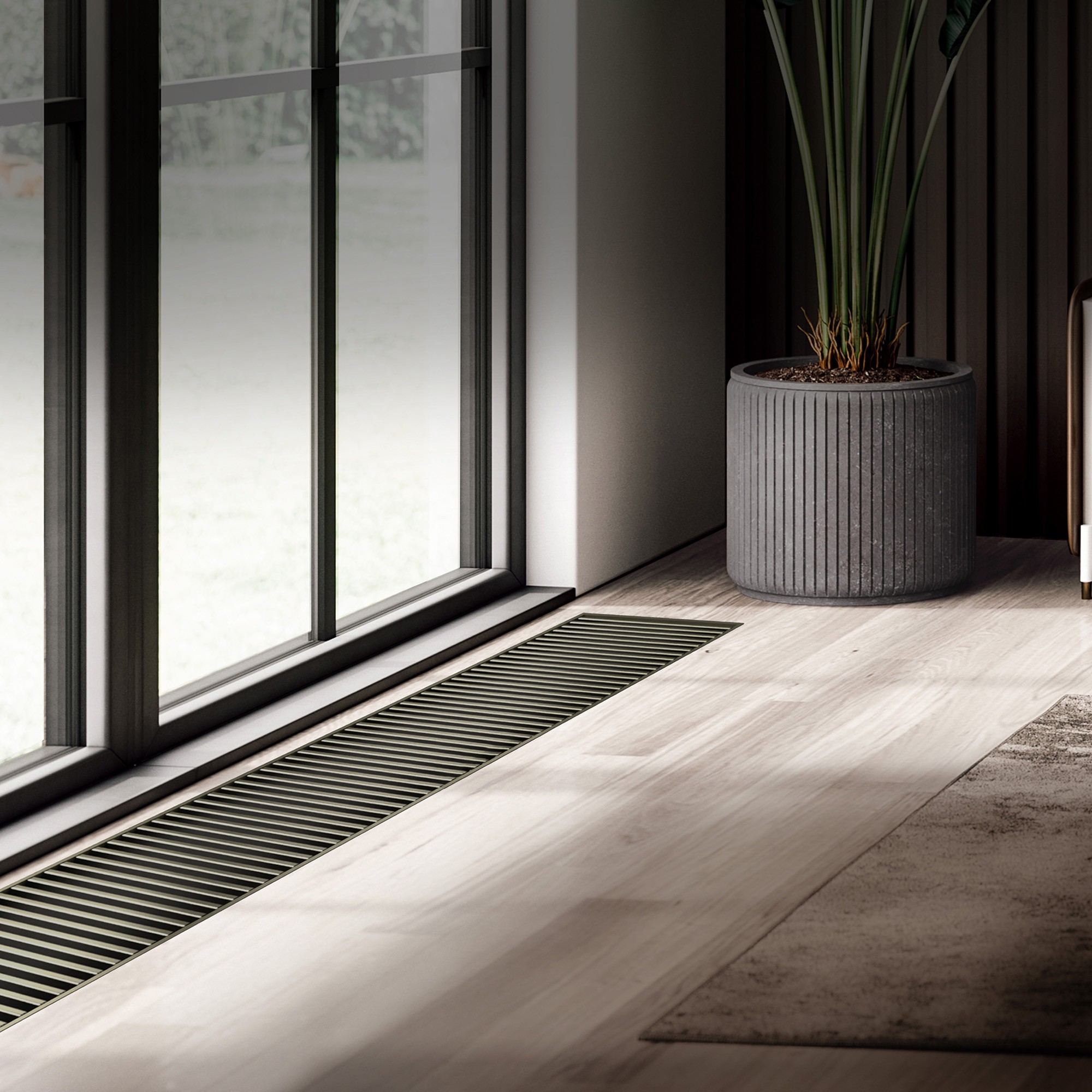 Конвектор внутрипольный Royal Thermo ATRIUM TURBO-110/400/2500-DG-U-DB — изображение 5