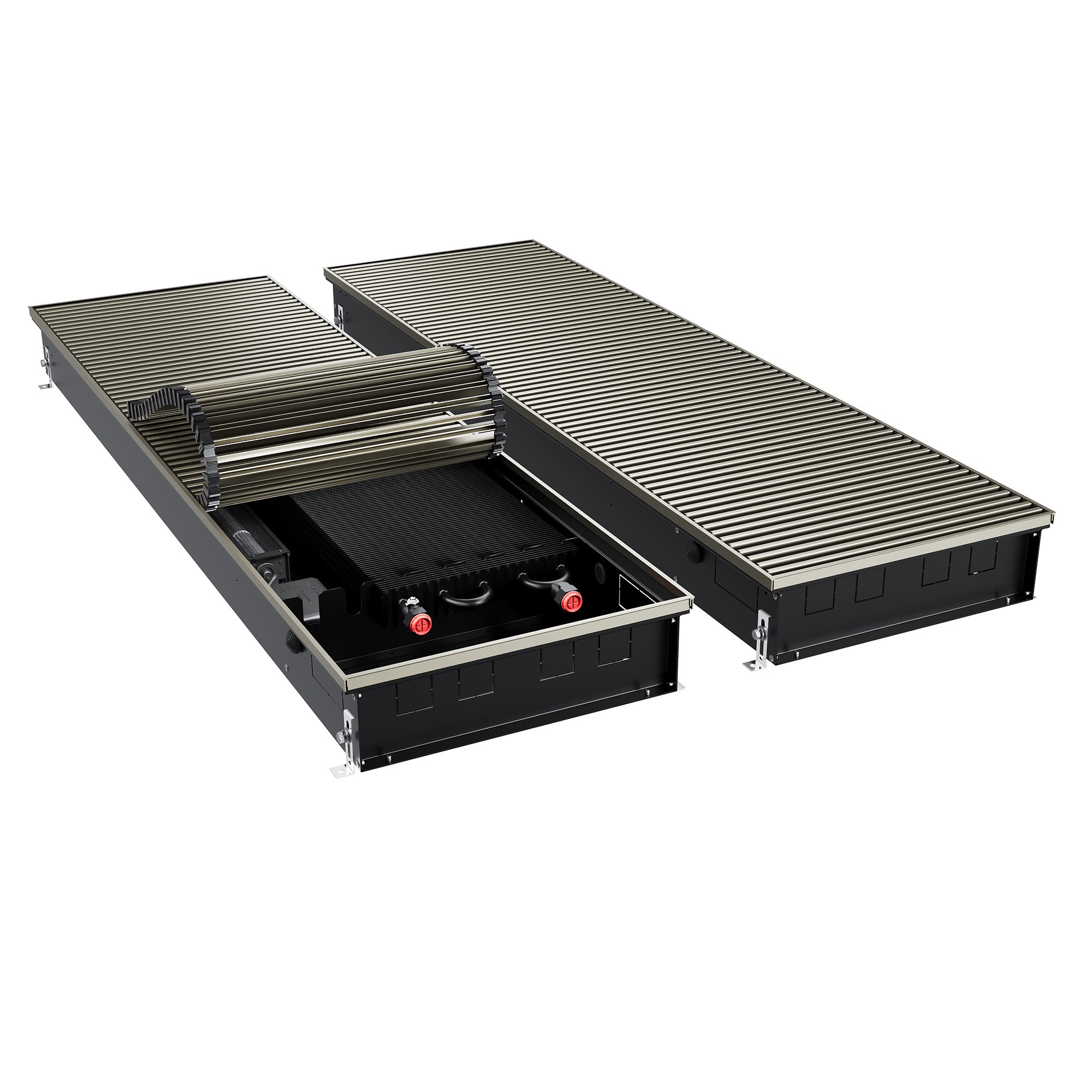 Конвектор внутрипольный Royal Thermo ATRIUM TURBO-110/400/900-DG-U-LB