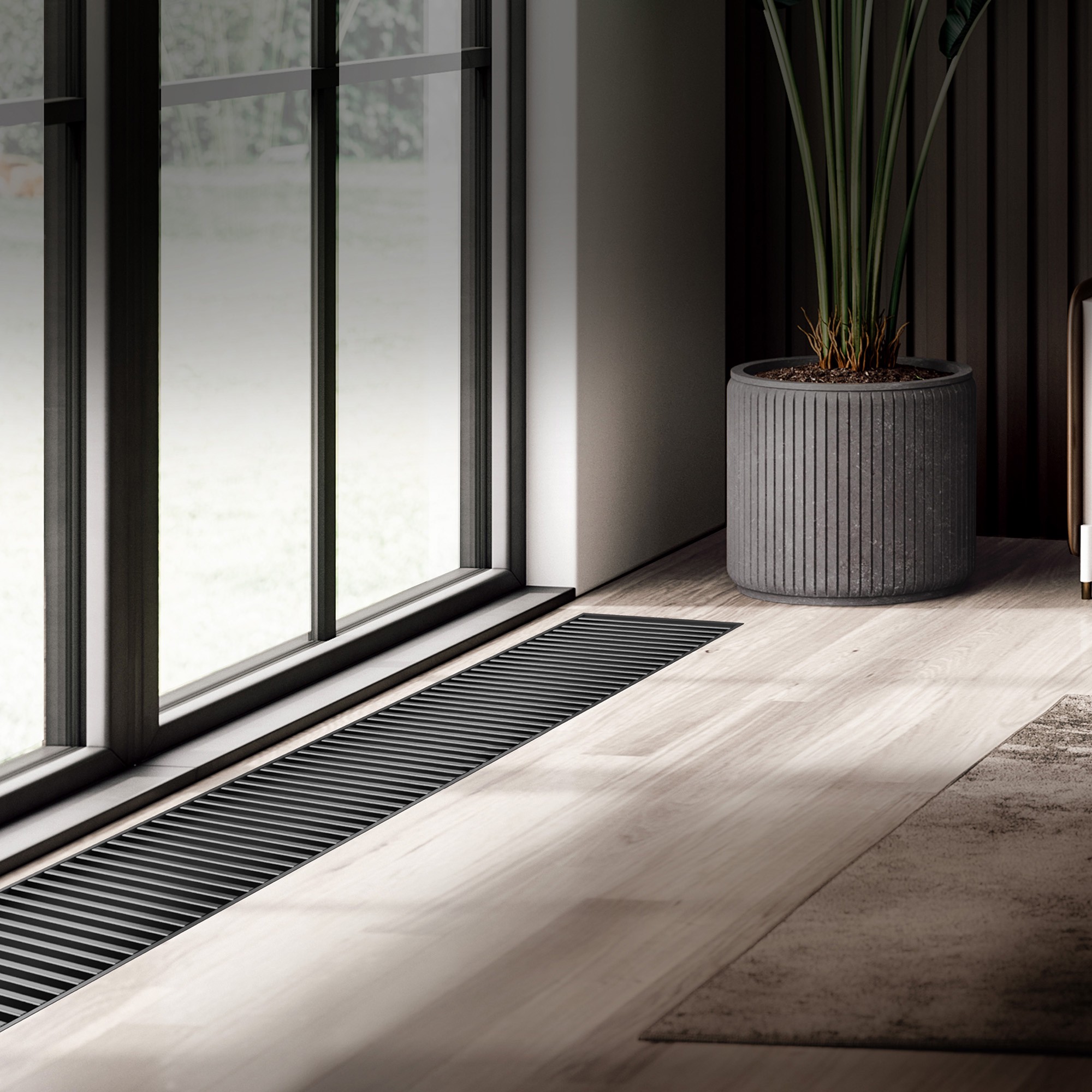 Конвектор внутрипольный Royal Thermo ATRIUM TURBO-150/250/1700-DG-U-BL — изображение 4