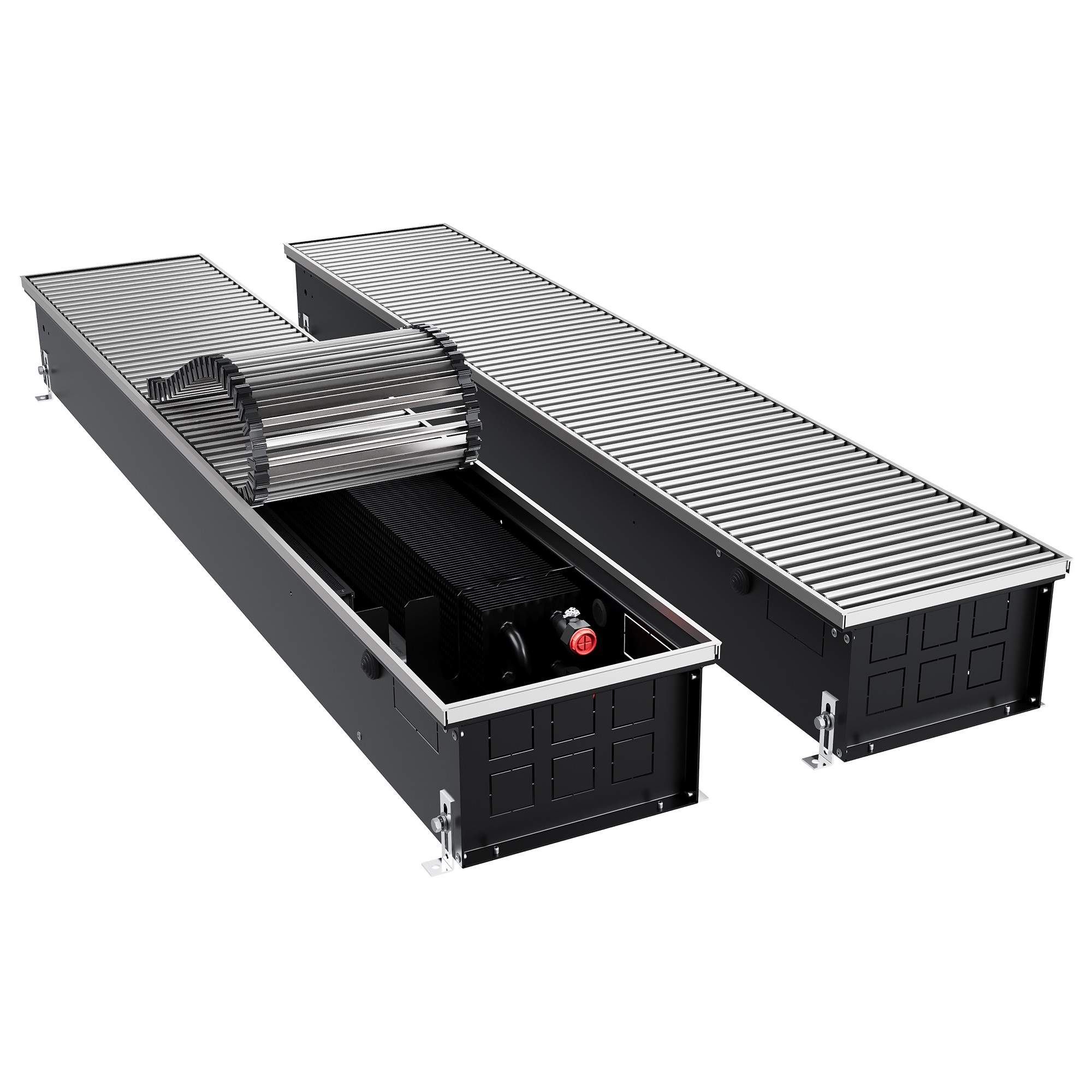 Конвектор внутрипольный Royal Thermo ATRIUM TURBO-150/250/1800-DG-U-NA