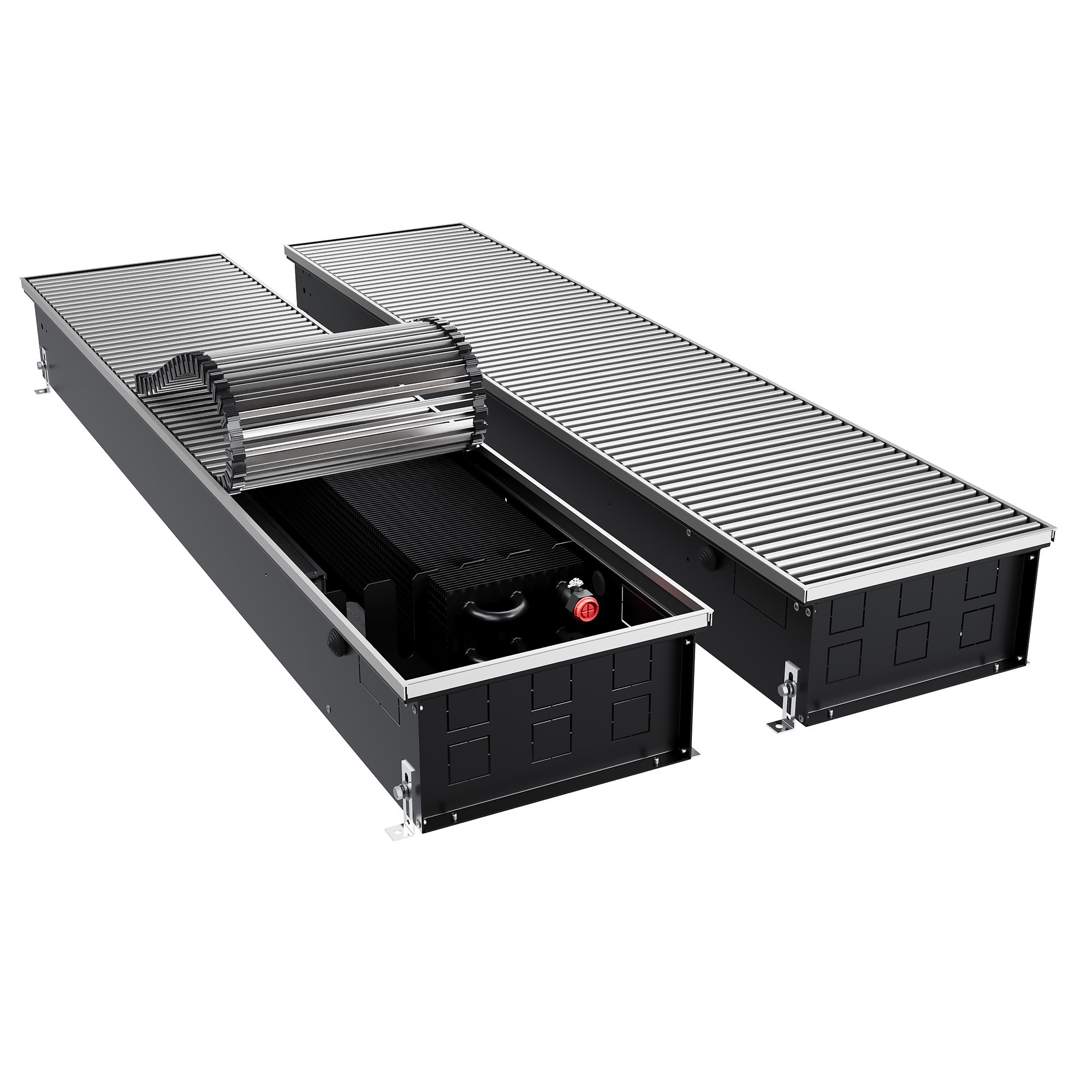Конвектор внутрипольный Royal Thermo ATRIUM TURBO-150/300/2800-DG-U-NA