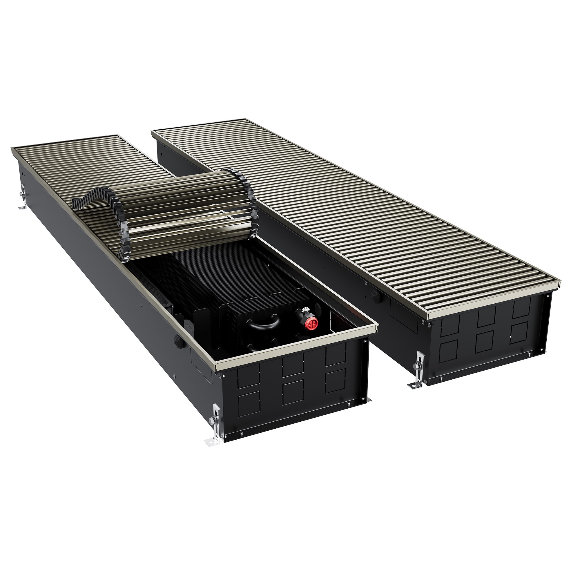 Конвектор внутрипольный Royal Thermo ATRIUM TURBO-150/300/3000-DG-U-LB